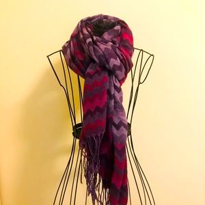 Beautiful Pink & Purple Scarf